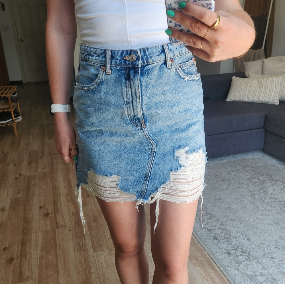 Zara Denim Skirt
